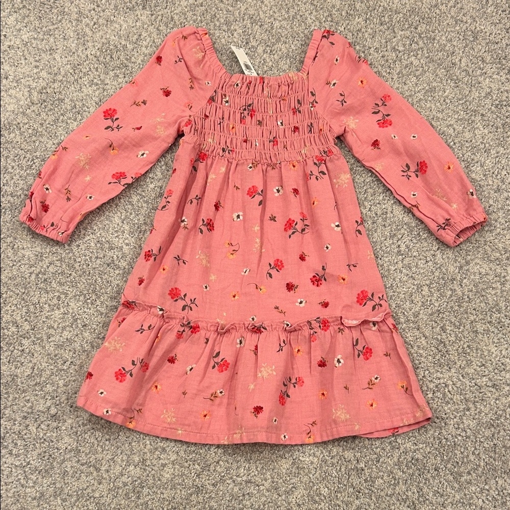 NWT Old Navy Floral Pink Kids Dress